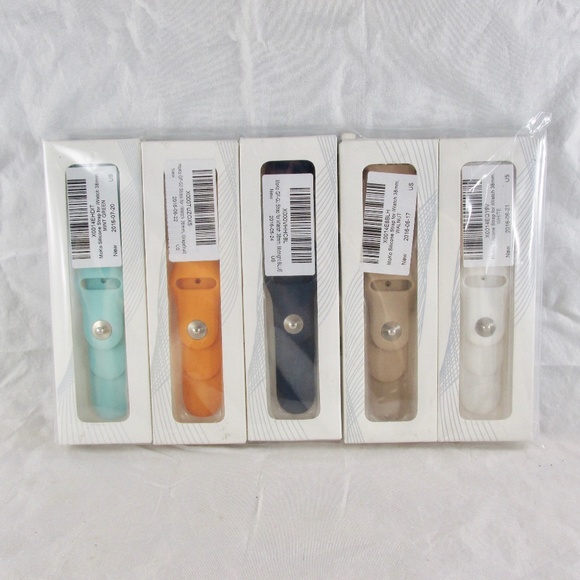 Moko Silicone 38mm watch band Lot of 5 - Picture 1 of 4
